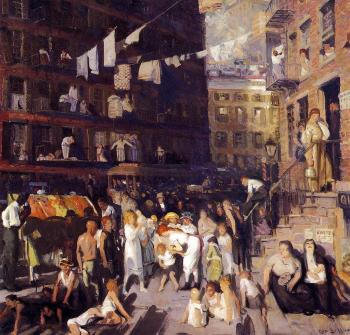 George Bellows : Cliff Dwellers